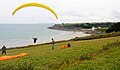 Saint-Nic : parapente près de Pentrez sur le site de Cameros.