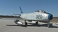 Naikintuvas F-86 Sabre Monte Realio aviacijos bazėje