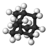 Ball-and-stick model of adamantane