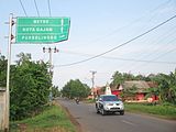 Akses jalan menuju Purbolinggo dari Kota Sukadana