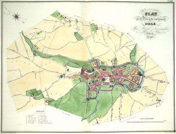 ...en 1450 à la suite de l'annexion du faubourg de Weppes (IIIe agrandissement),