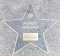 Бирмингемская аллея звезд Noddy Holder.jpg