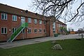 Brædstrup Skole, an der Schüler von der 1. bis zur 9. Klasse unterrichtet werden[11]