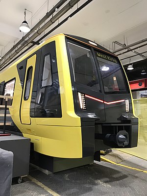 於2018年11月展出於利物浦萊姆街站的777型列車模型