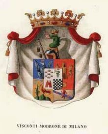 Coat of arms of Visconti di Modrone COA Visconti di Modrone di Milano.jpg