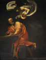 Sv. Matouš, Caravaggio (cca 1600)