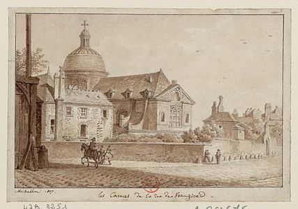 The chapel in 1817