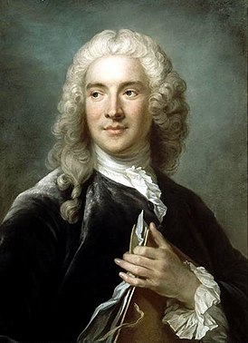 Г. Лундберг. Портрет Шарля-Жозефа Натуара. 1741. Пастель Лувр, Париж