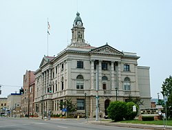 Skyline of Elmira, New York