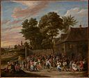 David Teniers the Younger - Peasants Dancing and Feasting DP120379.jpg