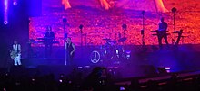 Depeche Mode při vystoupení 1. června 2018 v Chicagu