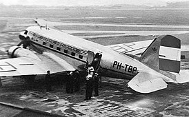 Douglas C-47A компании KLM, аналогичный разбившемуся