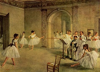 Le Foyer de la danse à l'Opéra de la rue Le Peletier, quadre d'Edgar Degas (c. 1872)