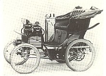 Fiat 4 HP (1899) is the first model of car produced by Fiat. Fiat 3,5hp 1899.jpg