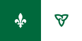 Vlag van de Frans sprekende gemeenschap van Ontario
