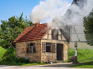 13. Platz: Roman Eisele mit Historisches Backhaus aus Esslingen-Sulzgries im Freilichtmuseum Beuren im Landkreis Esslingen