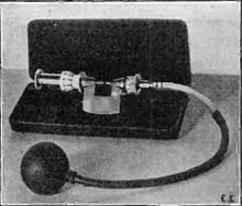 Galton whistle, one of the first devices to produce ultrasound Galton whistle.jpg