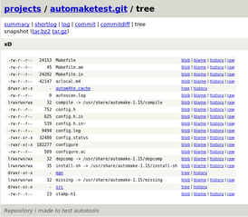Скриншот программы Git