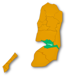 Governatorato di Gerusalemme – Mappa