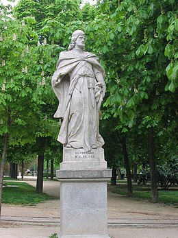 Statua Gundemara koja se nalazi u parku Retiro u Madridu