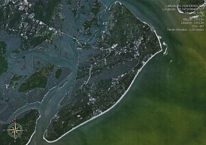 Satellite image of Hilton Head Island, South C...