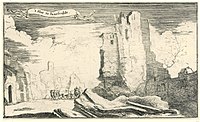 't Slot te Iaarsveldt (Castle Jaarsveld, Veldenstein Castle), destroyed by the French in 1672.