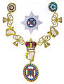 Keten en ster van de Orde van Sint-Patrick