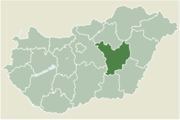 Contea de Jász-Nagykun-Szolnok - Localizazion