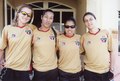 Jogadoras do São Paulo posam para foto