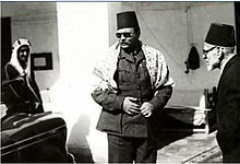 King_Farouk_&_Prince_Faisal_at_Egyptian_Tekkiyah_at_Madina_1945
