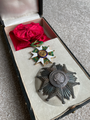 Set of the Grand Cross from the Third Republic, c.1871 consisting of sash, badge, star and original case of issue by Ouizille Lemoine et Fils of Paris.