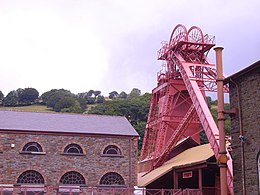 Lewis Merthyr Colliery, Rhondda, has been redeveloped for opening to the public as the Rhondda Heritage Park Lewis Merthyr Colliery.jpg