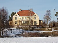 Grönsta prästgård, tidigare kyrkoherdeboställe för Lidingö församling, i mars 2009.