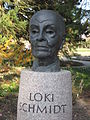 Tête de Loki Schmidt.