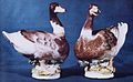 Pair of Meissen china mallards