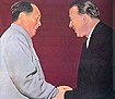 Mao Zedong et le chef d’État albanais Enver Hoxha.