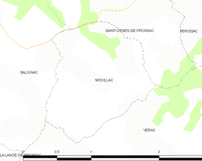 Poziția localității Mouillac
