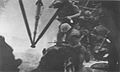 Marines of 3rd Platoon, Company G board Jolly Green 11 to evacuate the Eastern LZ