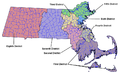 2012 Massachusetts Governor's Council district map