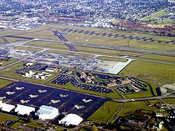 Aerial view of McChord AFB during 2003.