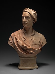 Bust of Peter Tillemans, 1727, Yale Center for British Art