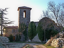 Montjustin - église. 
 JPG