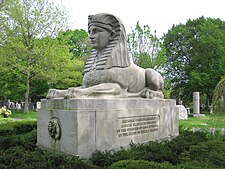 American Sphinx (1872) Mount Auburn Cemetery, Cambridge, Massachusetts