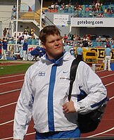 Olli-Pekka Karjalainen, 2006 Europameister, erreichte Platz neun