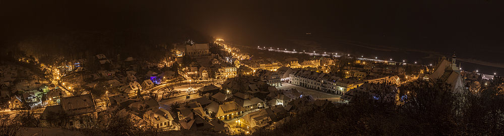 Panorama miasta nocą