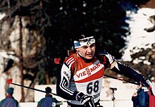 Павел Муслимов на этапе Кубка Мира в Антерсельве 1997 год