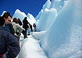 Die Perito Moreno-gletser in Argentinië.