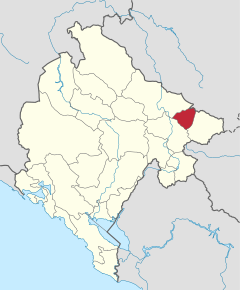 Poziția localității Comuna Petnjica