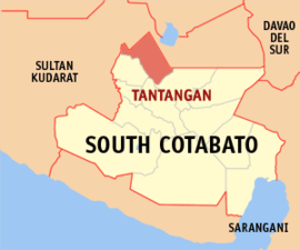 Tantangan na Cotabato do Sul Coordenadas : 6°37'N, 124°45'E