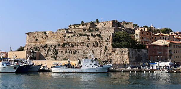 Le fort Falcone vu de la mer.